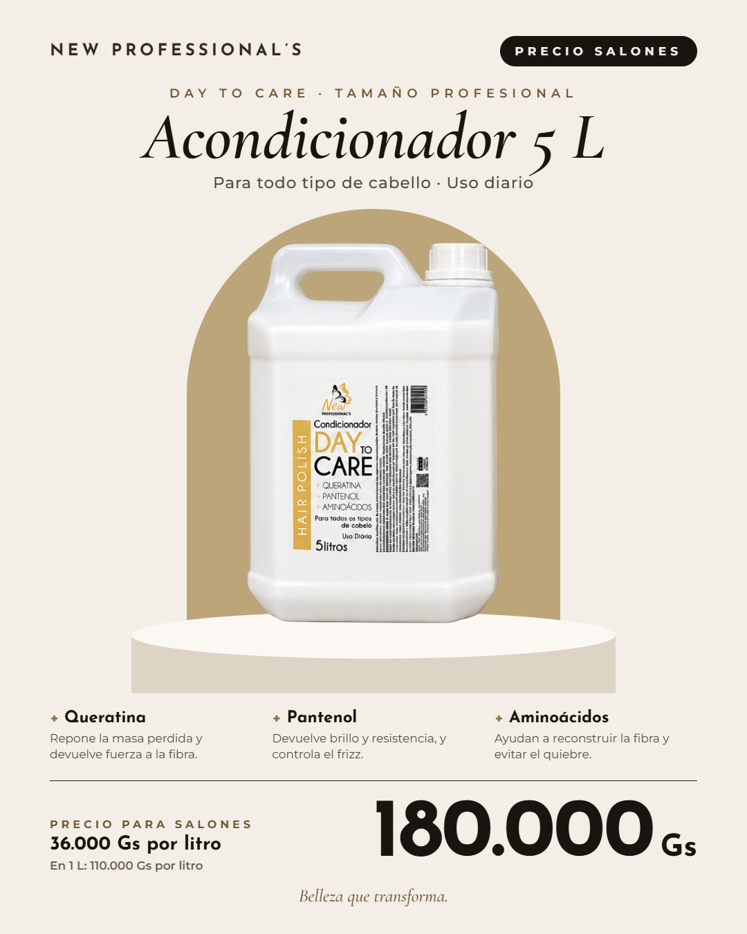 CONDICIONADOR DAY TO CARE 5 LT PROMO