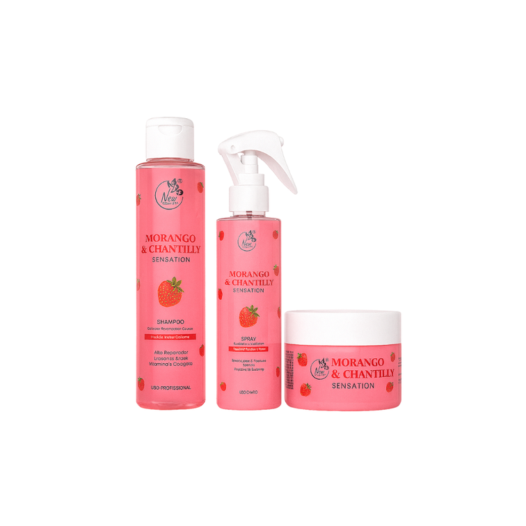 Shampoo Morango c/ Chantilly 300ml