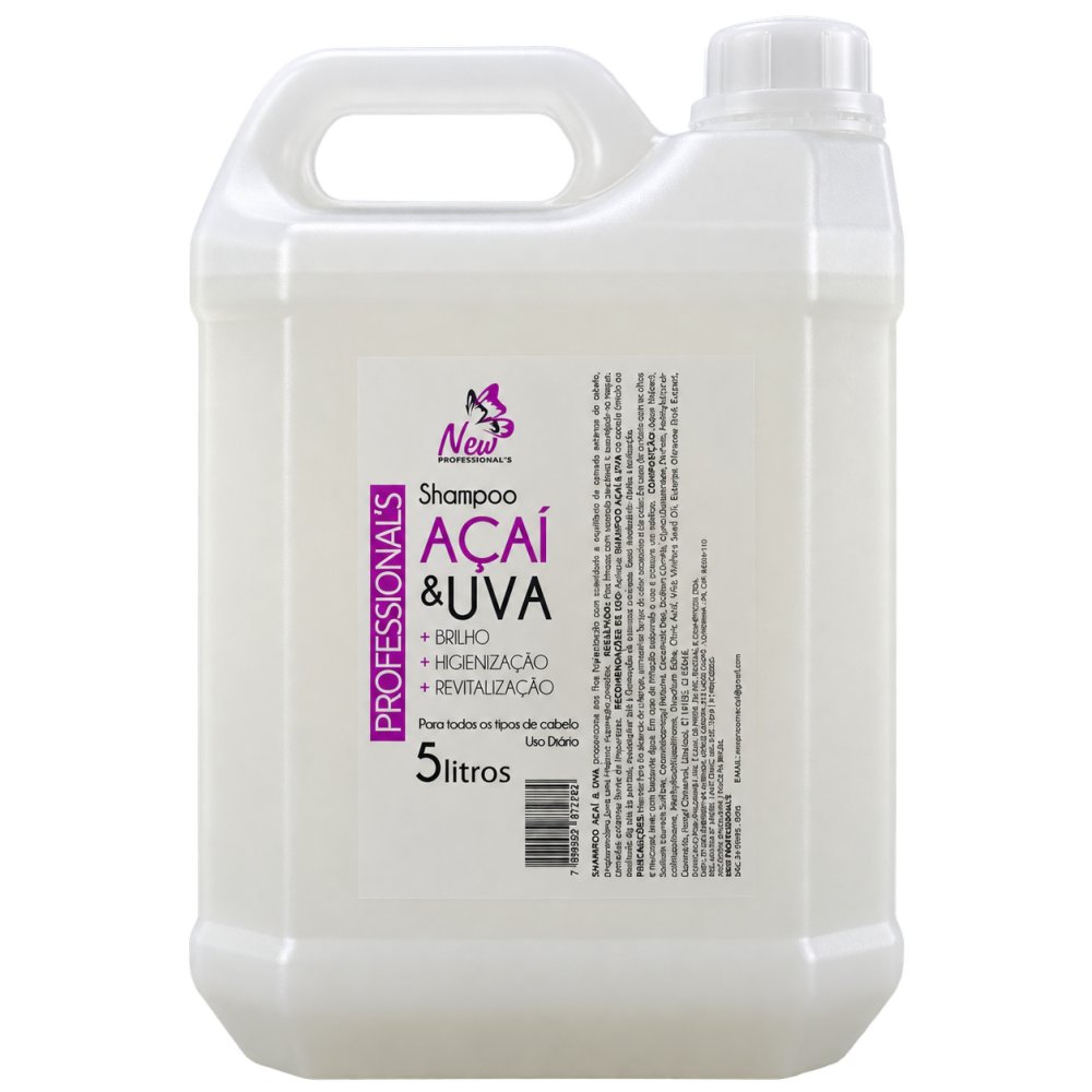 Shampoo Açai e Uva 5lt