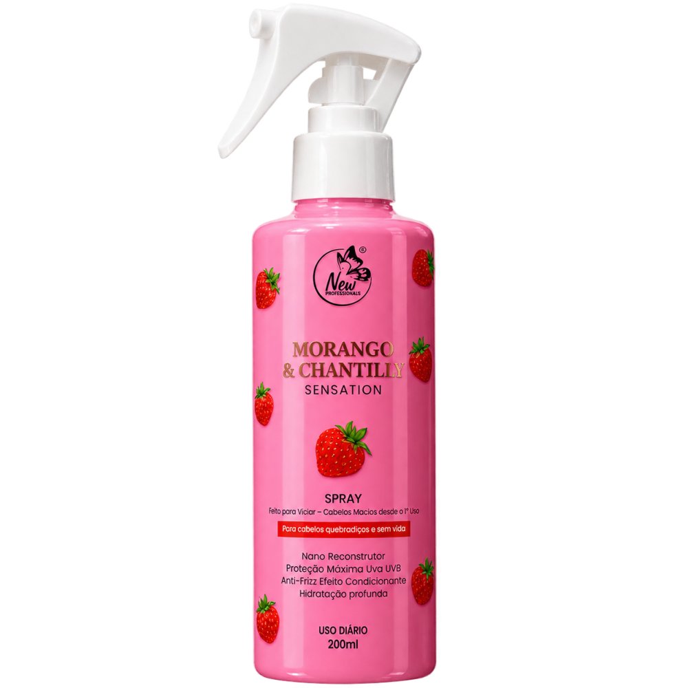 Spray Morango c/ Chantilly 200ml