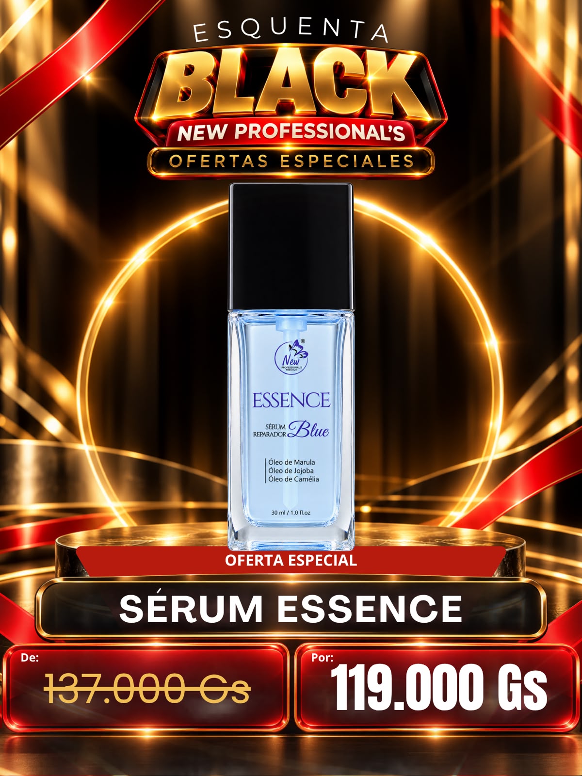 SERUM ESSENCE ESQUENTA BLACK 30ML
