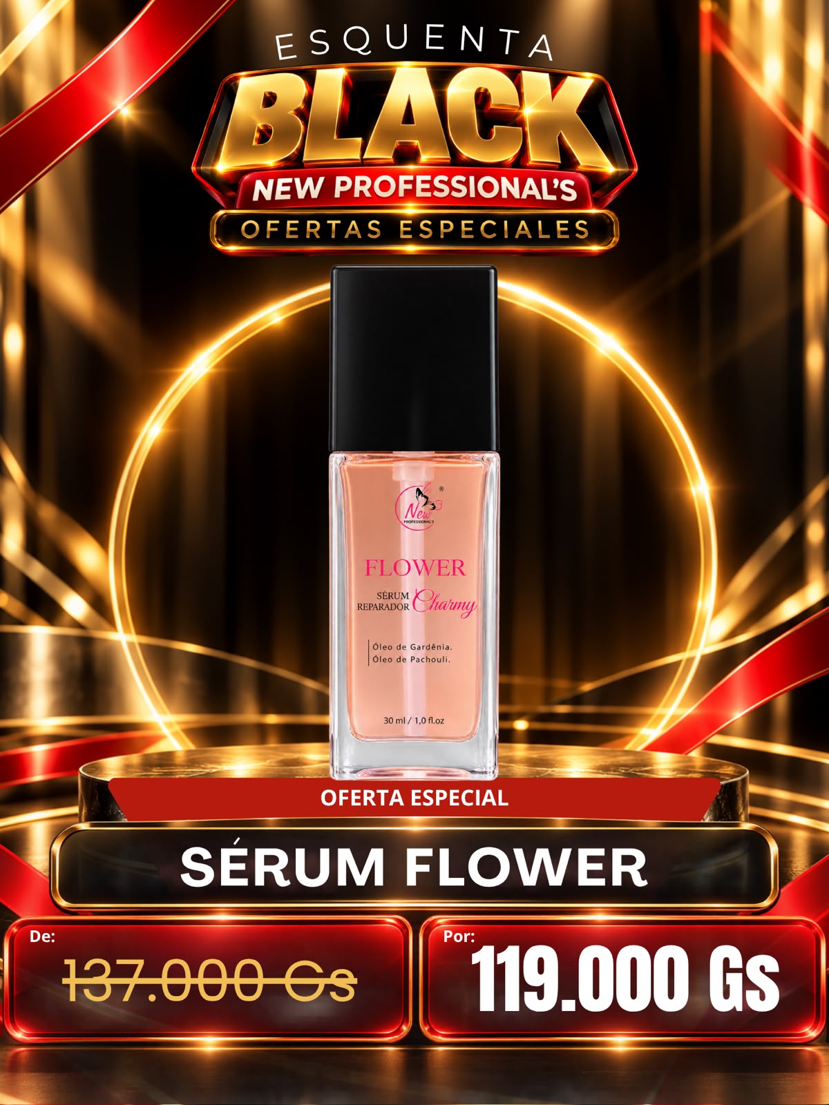SERUM FLOWER ESQUENTA BLACK 30ML