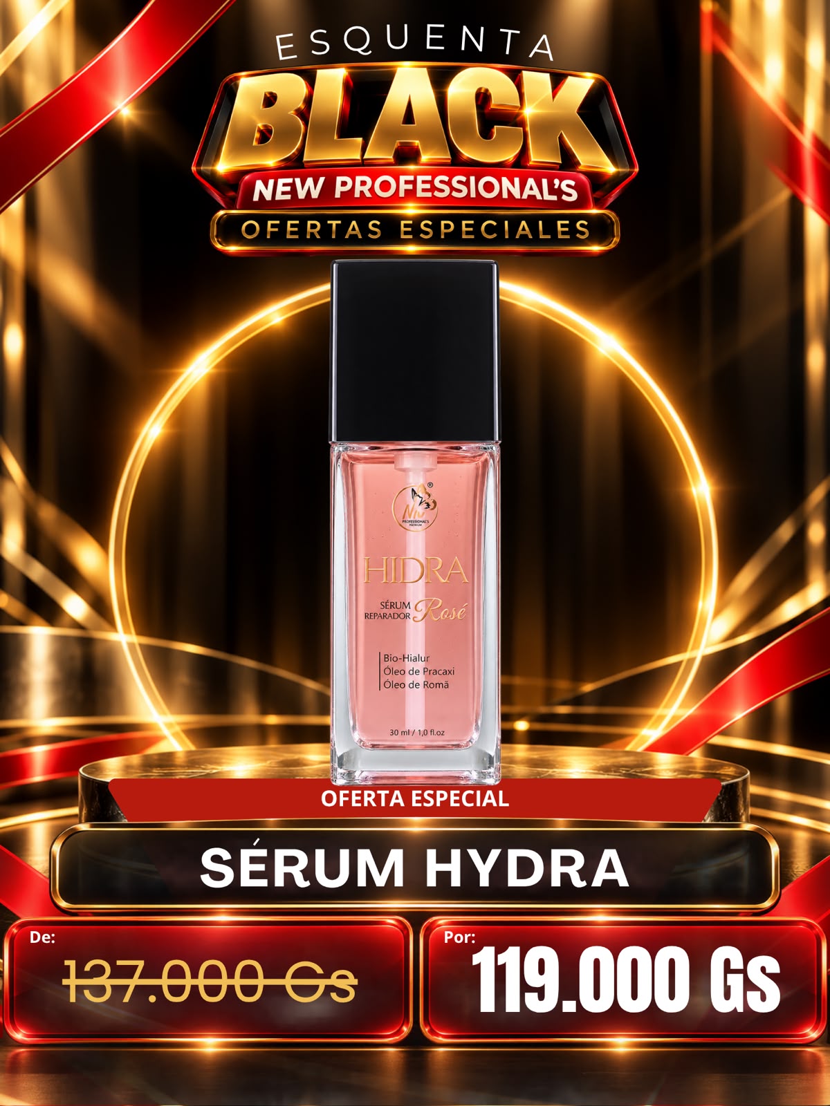SERUM HIDRA ESQUENTA BLACK 30ML