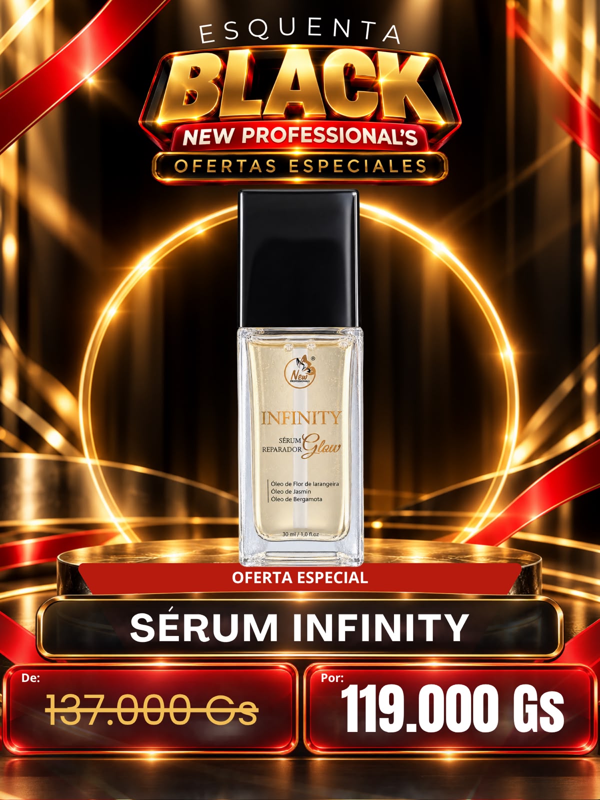 SERUM INFINITY ESQUENTA BLACK 30ML
