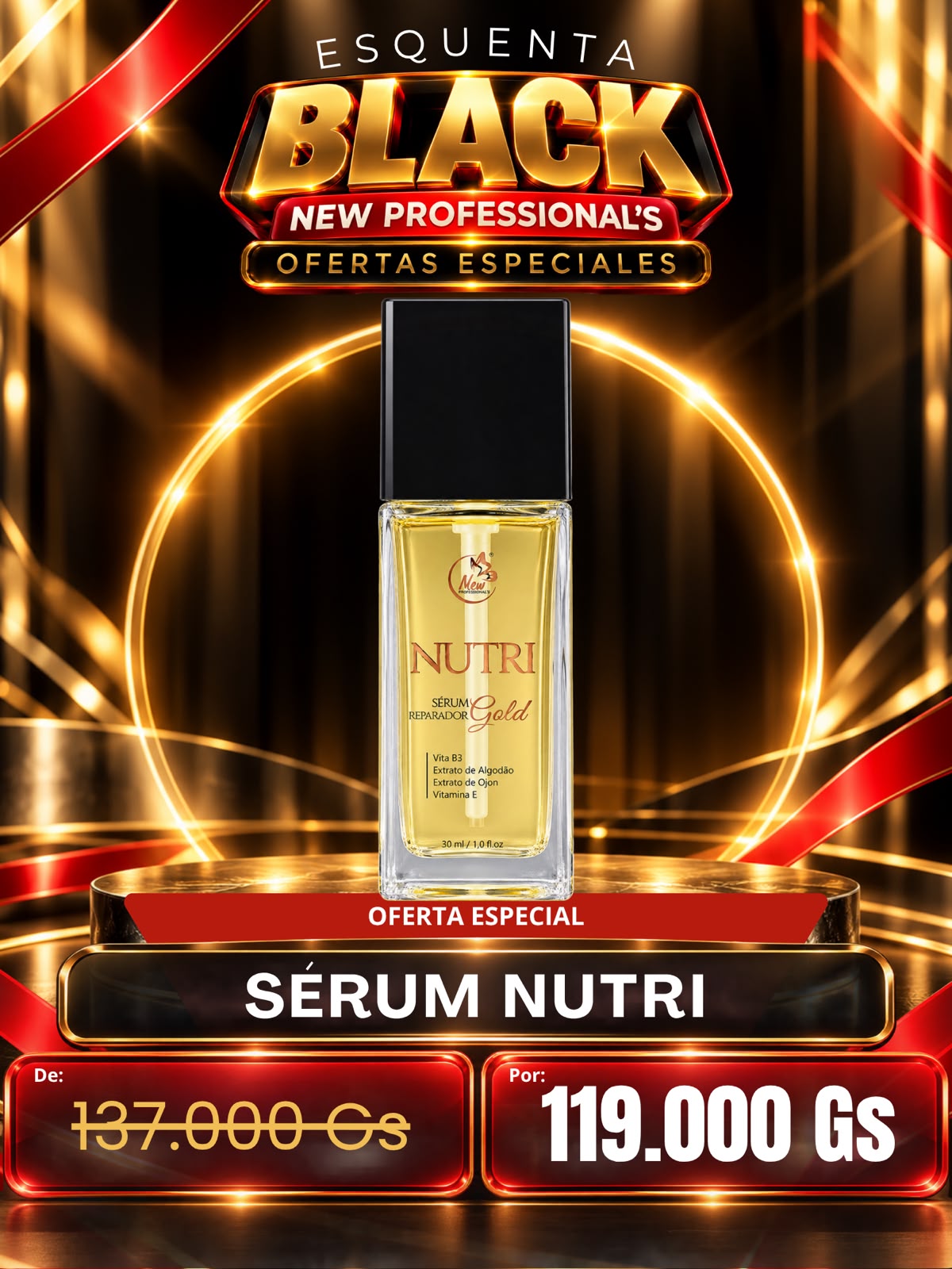 SERUM NUTRI ESQUENTA BLACK 30ML