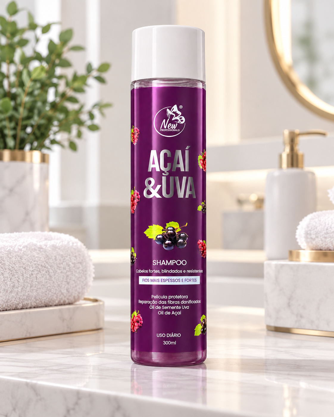 Shampoo Açai e Uva 300ml