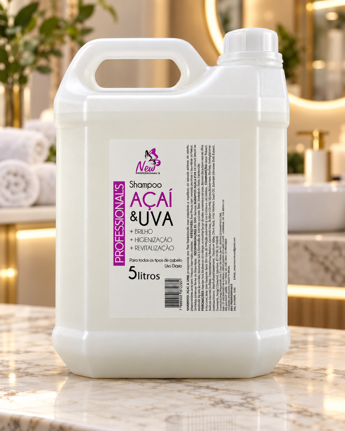 Shampoo Açai e Uva 5lt